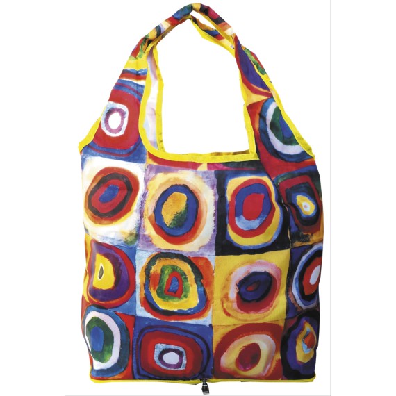 Bolsa plegable - BAG IN BAG WITH ZIP KANDINSKY COLOUR STUDY