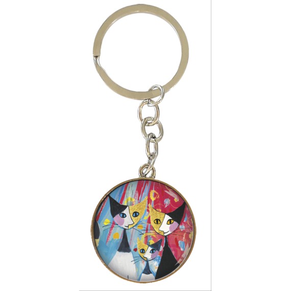 Llavero - ART KEYRING UNA CARA R.WACHTMEISTER: WE WANT TO BE TOGETHER