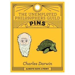 Pin de coleccionismo - CHARLES DARWIN (2 UNIDADES)