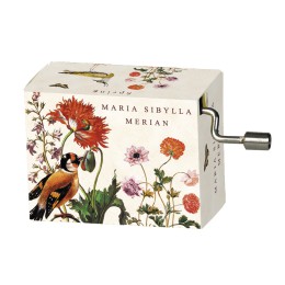 Caja de música - MARIA SIBYLLA MERIANN FLOWERS WITH BIRD: PRIMAVERA VIVALDI