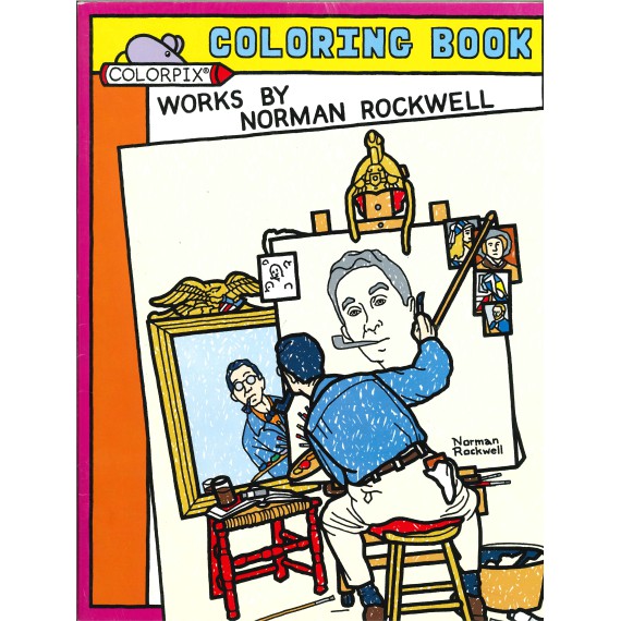 Cuaderno para colorear - COLORING BOOK. WORKS BY NORMAN ROCKWELL