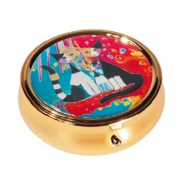 Pastillero - PILL-BOX LARGE ROUND WACHTMEISTER WE WANT TO BE TOGETHER