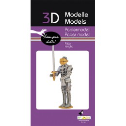 Artículo para montar - 3D PAPER MODEL, KNIGHT ARMADURA