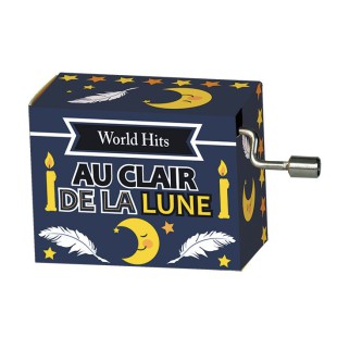 Caja de música - MUSIC BOX, AU CLAIRE DE LA LUNE, WORLD-HITS 4