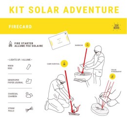 Kit de encendedor solar y espejo de se¤alizaci¢n - ADVENTURE KIT